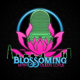 BLOSSOMING WITH QUEEN LOTUS logo