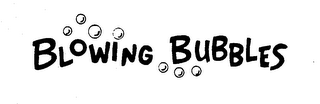 BLOWING BUBBLES logo