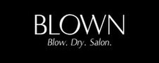 BLOWN. BLOW. DRY. SALON. logo
