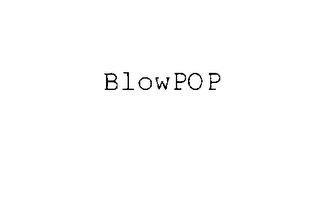 BLOWPOP logo