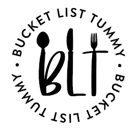BLT BUCKET LIST TUMMY· BUCKET LIST TUMMY . logo
