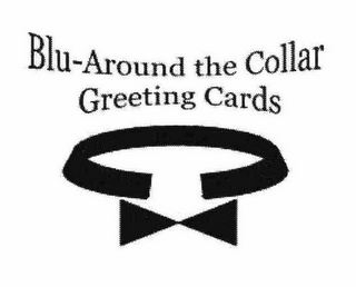 BLU-AROUND THE COLLAR GREETING CARDS logo