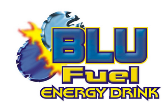 BLU FUEL ENERGY DRINK logo