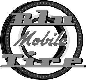 BLU MOBILE TIRE logo