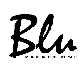 BLU     P A C K E T   O N E logo