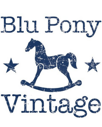 BLU PONY VINTAGE logo