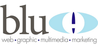 BLU WEB · GRAPHIC · MULTIMEDIA · MARKETING logo