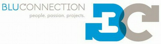 BLUCONNECTION PEOPLE. PASSION. PROJECTS. BC logo