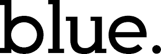 BLUE. logo