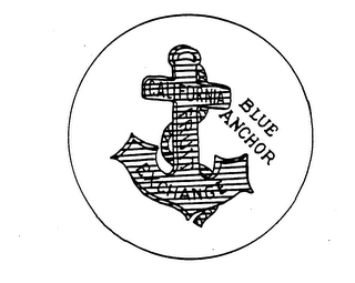 BLUE ANCHOR CALIFORNIA FRUIT EXCHANGE logo