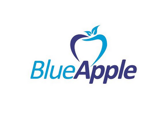 BLUE APPLE logo