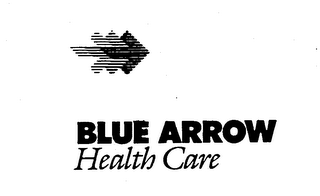 BLUE ARROW HEALTH CARE logo