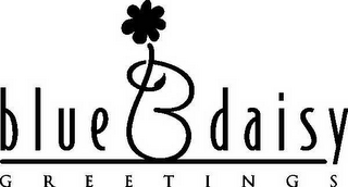 BLUE B DAISY GREETINGS logo
