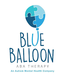 BLUE BALLOON ABA THERAPY AN AUTISM MENTAL HEALTH COMPANY logo