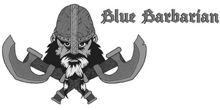 BLUE BARBARIAN logo