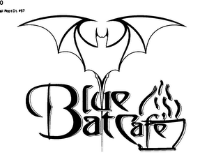 BLUE BAT CAFE logo
