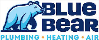 BLUE BEAR PLUMBING· HEATING· AIR logo