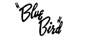 "BLUE BIRD" logo