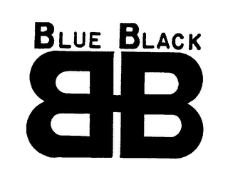 BLUE BLACK BB logo