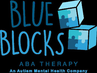 BLUE BLOCKS ABA THERAPY AN AUTISM MENTAL HEALTH COMPANY logo
