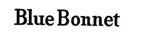 BLUE BONNET logo