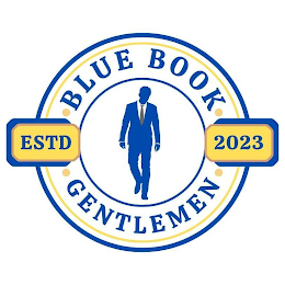 ·BLUE BOOK· ·GENTLEMEN· ESTD 2023 logo