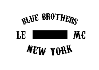 BLUE BROTHERS LE MC NEW YORK logo