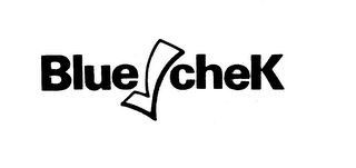BLUE CHEK logo