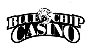 BLUE CHIP CASINO 777 logo
