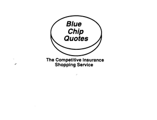 BLUE CHIP QUOTES THE COMPETITIVE INSURANCE SHOPPING SERVICE logo