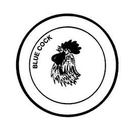 BLUE COCK logo