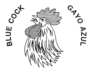 BLUE COCK GAYO AZUL logo
