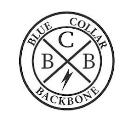 BLUE COLLAR BACKBONE X B C B logo