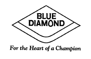 BLUE DIAMOND FOR THE HEART OF A CHAMPION logo