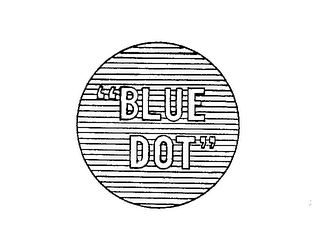 "BLUE DOT" logo