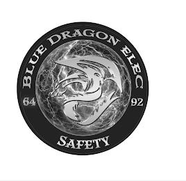 BLUE DRAGON ELEC 64 92 SAFETY logo