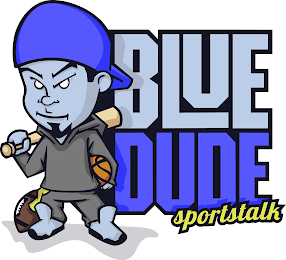 BLUE DUDE SPORTSTALK logo