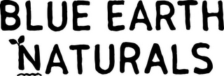 BLUE EARTH NATURALS logo