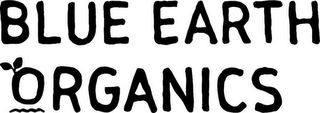 BLUE EARTH ORGANICS logo