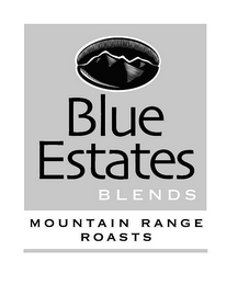 BLUE ESTATES BLENDS MOUNTAIN RANGE ROASTS logo