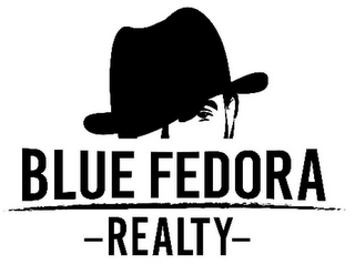 BLUE FEDORA -REALTY- logo