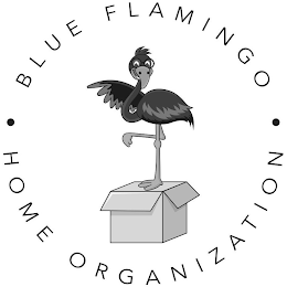 BLUE FLAMINGO HOME ORGANIZATION logo