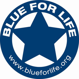 BLUE FOR LIFE WWW.BLUEFORLIFE.ORG logo