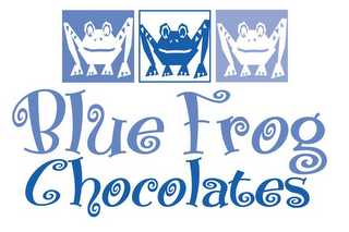 BLUE FROG CHOCOLATES logo