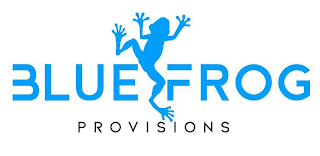 BLUE FROG PROVISIONS logo
