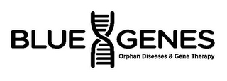 BLUE GENES ORPHAN DISEASES & GENE THERAPY logo