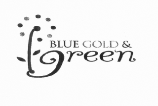 BLUE GOLD & GREEN logo