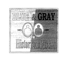 BLUE & GRAY HISTORICAL PARK 1861 1865 logo