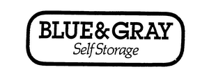 BLUE & GRAY SELF STORAGE logo