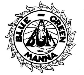 BLUE - GREEN MANNA BGM logo